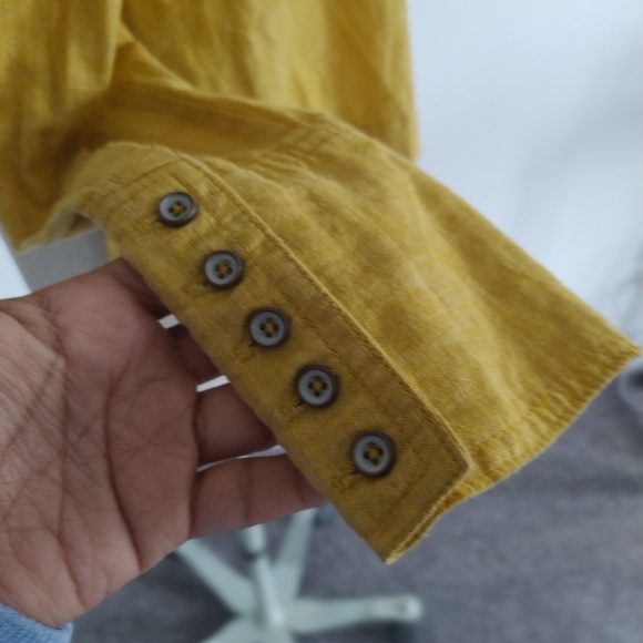 Free People ready or not linen blend blouse - Picture 6 of 12